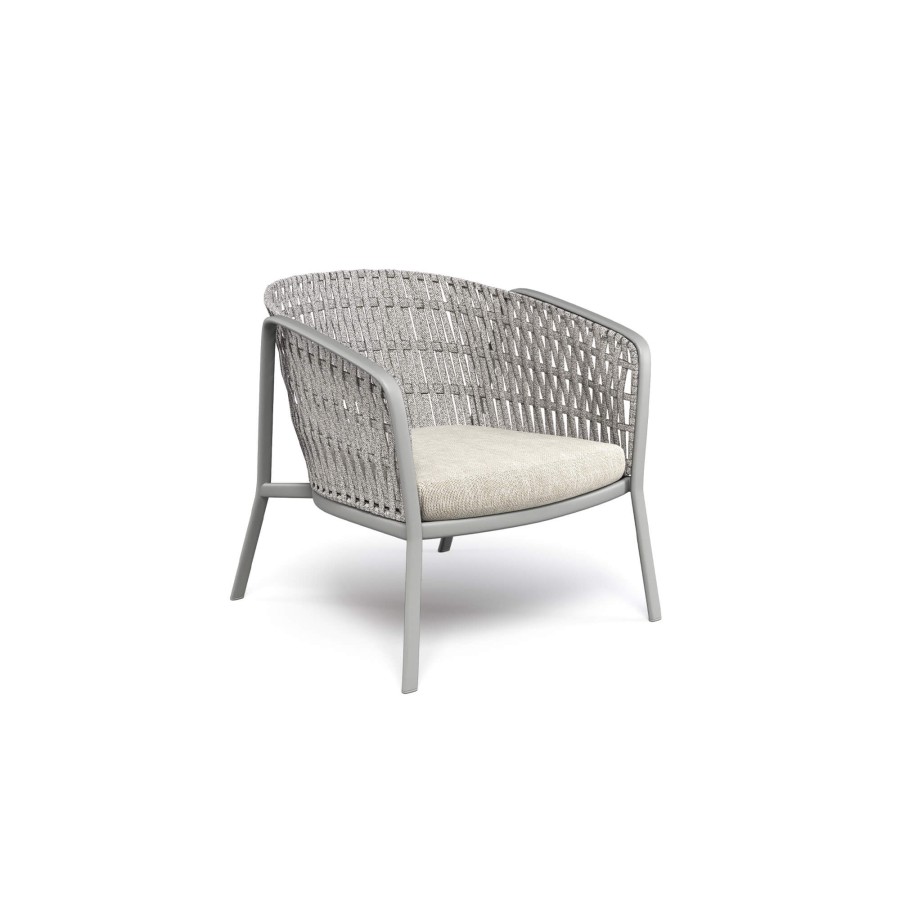 Fauteuils Et Canapes ÉMEU | Chaise Longue De Jardin / Exterieur En Aluminium, Corde Synthetique - Collection Carousel