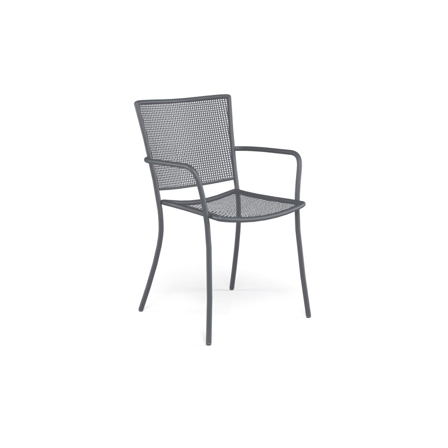 Chaises ÉMEU | Fauteuil De Jardin/Exterieur En Acier - Collection Athena