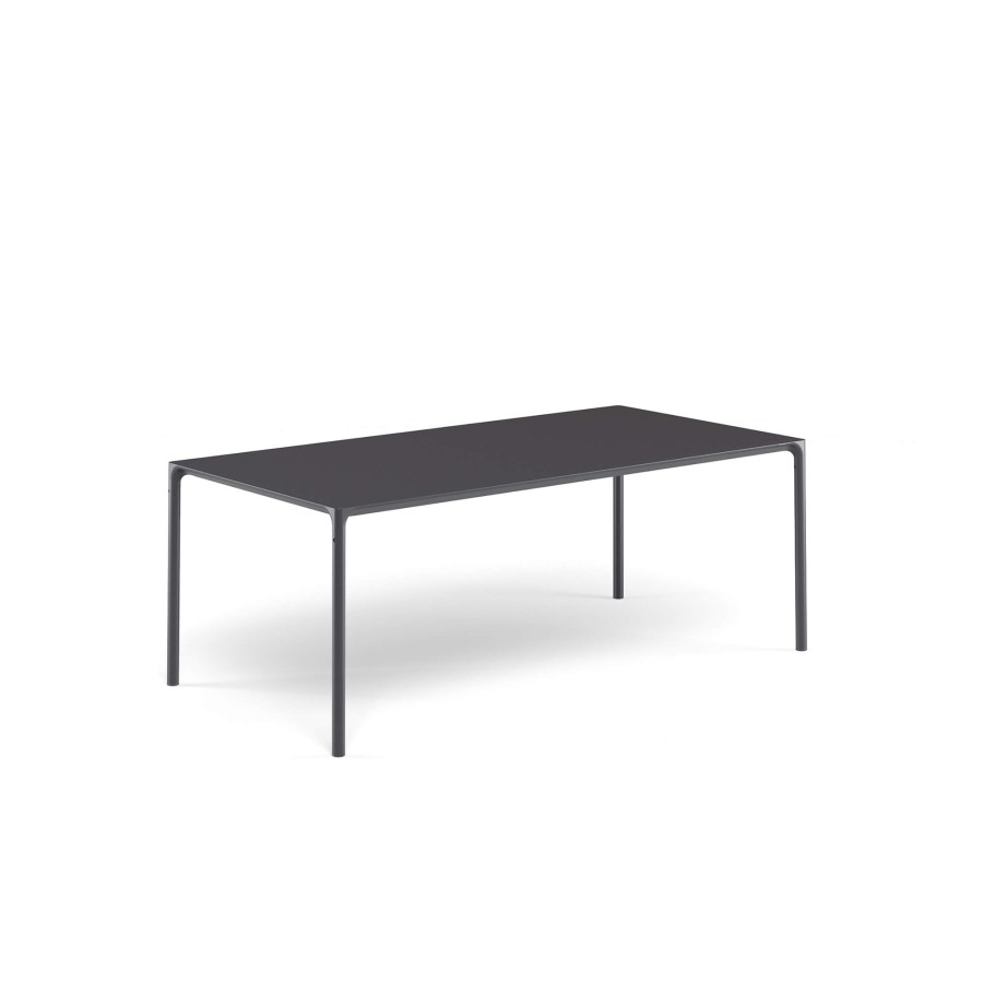 Les Tables ÉMEU | Table De Jardin Rectangulaire 203X103 / Exterieur En Aluminium - Collection Terramare