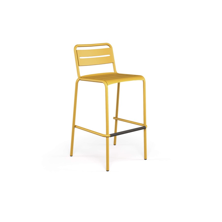 Selles ÉMEU | Tabouret De Bar De Jardin/Exterieur En Acier - Collection Star