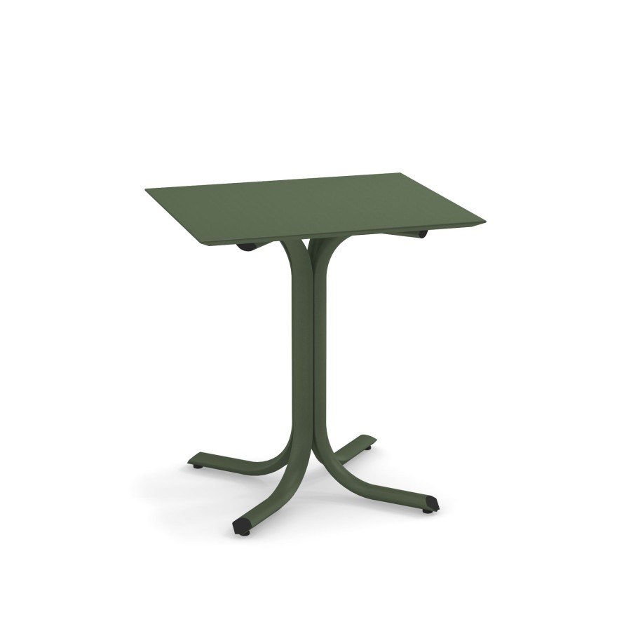 Les Tables ÉMEU | Table Basse Bordure De Jardin 70X60 / Exterieur En Acier - Systeme De Table De Collection