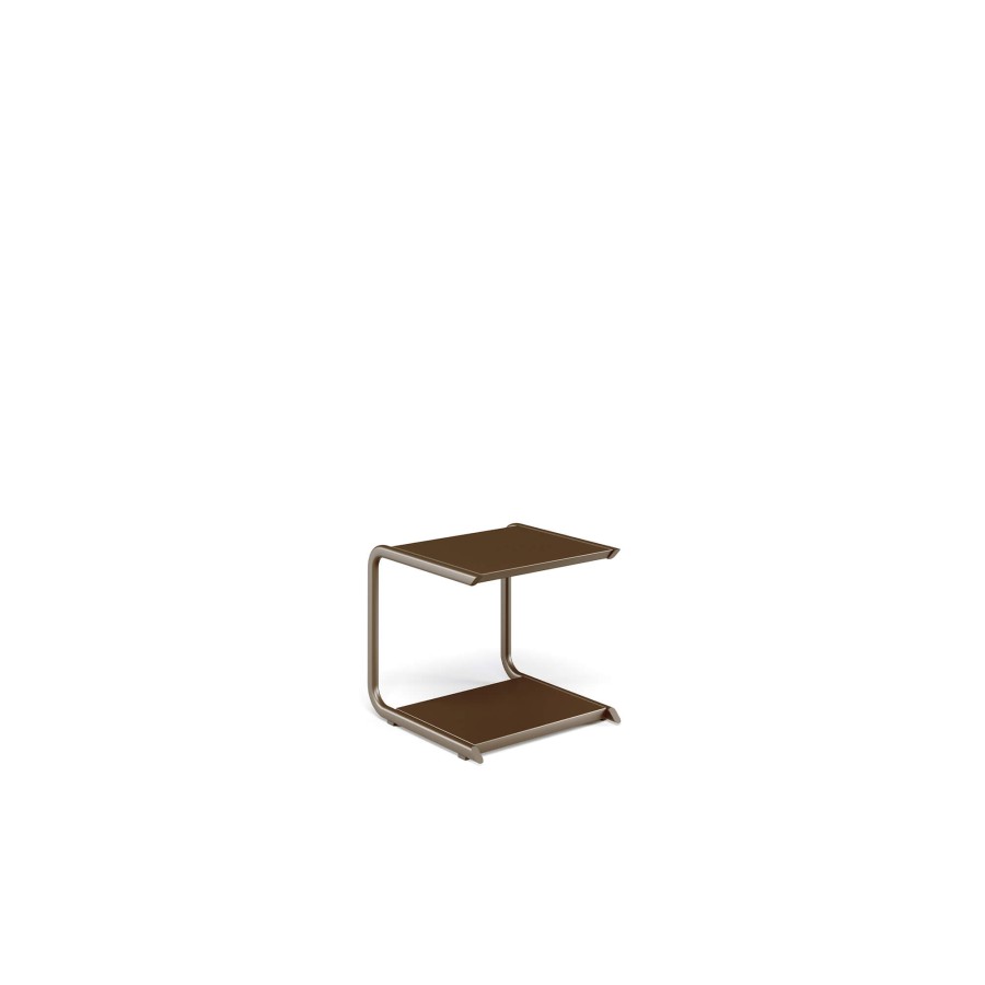 Les Tables ÉMEU | Table Basse De Jardin 44X45 / Exterieur En Aluminium - Collection Holly