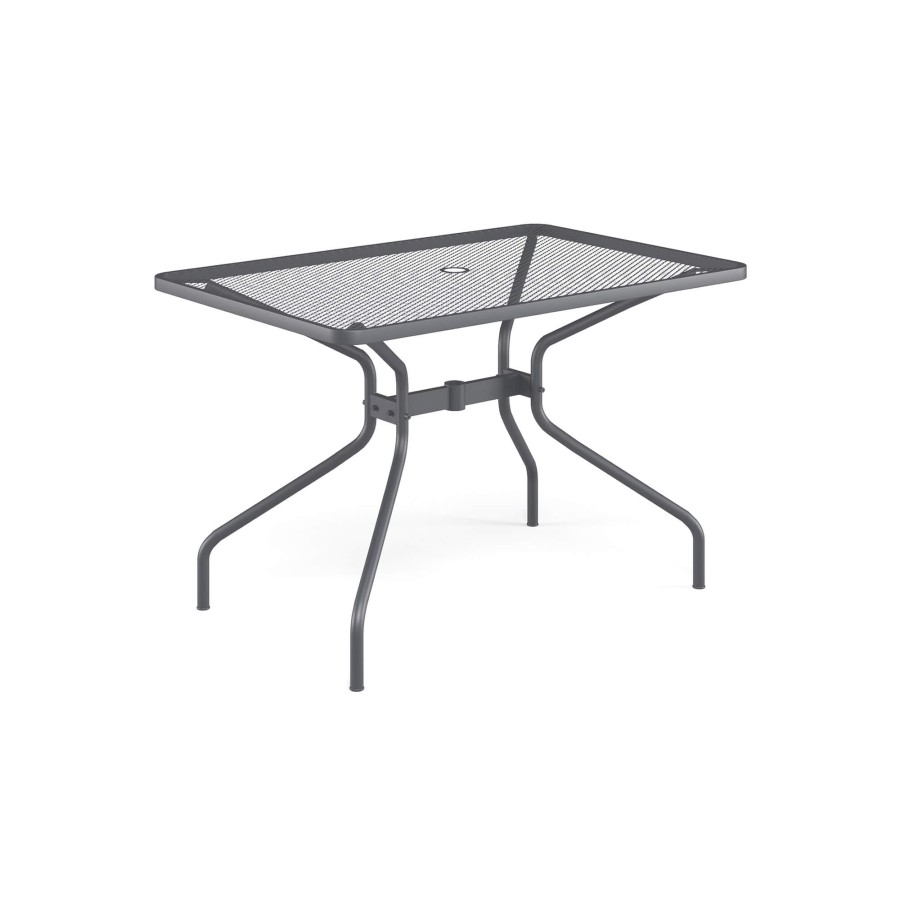 Les Tables ÉMEU | Table De Jardin Rectangulaire 120X80 / Exterieur En Acier - Collection Cambi