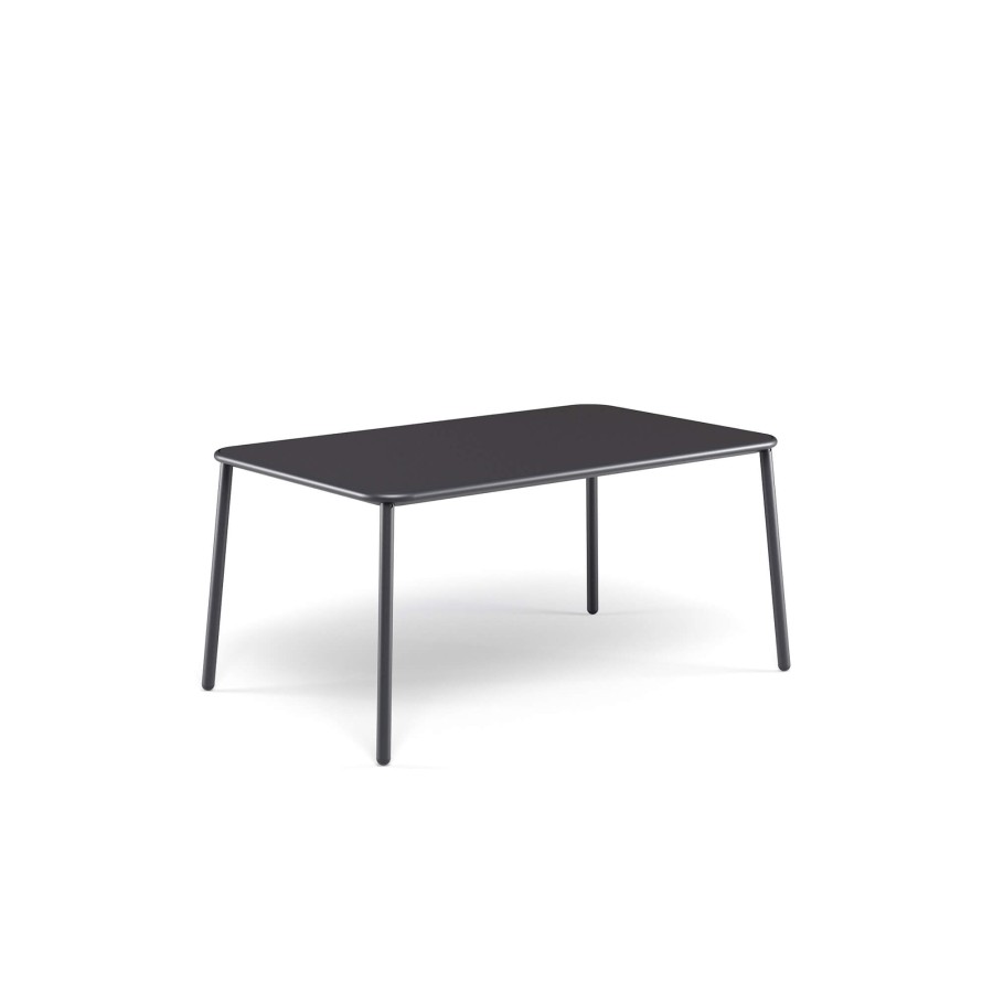 Les Tables ÉMEU | Table De Jardin Rectangulaire Avec Plateau Aluminium 160X97,5 / Exterieur En Aluminium - Collection Yard