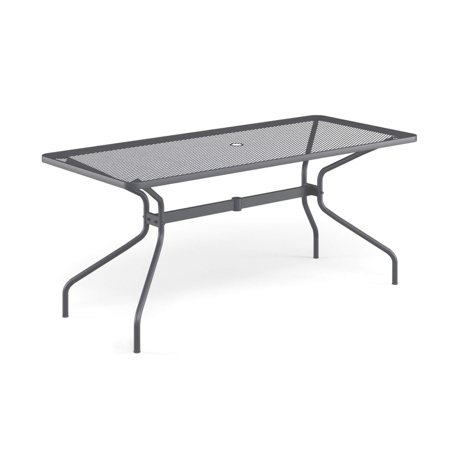 Les Tables ÉMEU | Table De Jardin Rectangulaire 180X80 / Exterieur En Acier - Collection Cambi