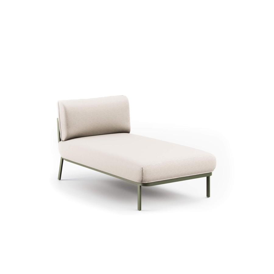 Fauteuils Et Canapes ÉMEU | Chaise Longue De Jardin Sans Accoudoirs / Exterieur En Acier - Collection Cabla