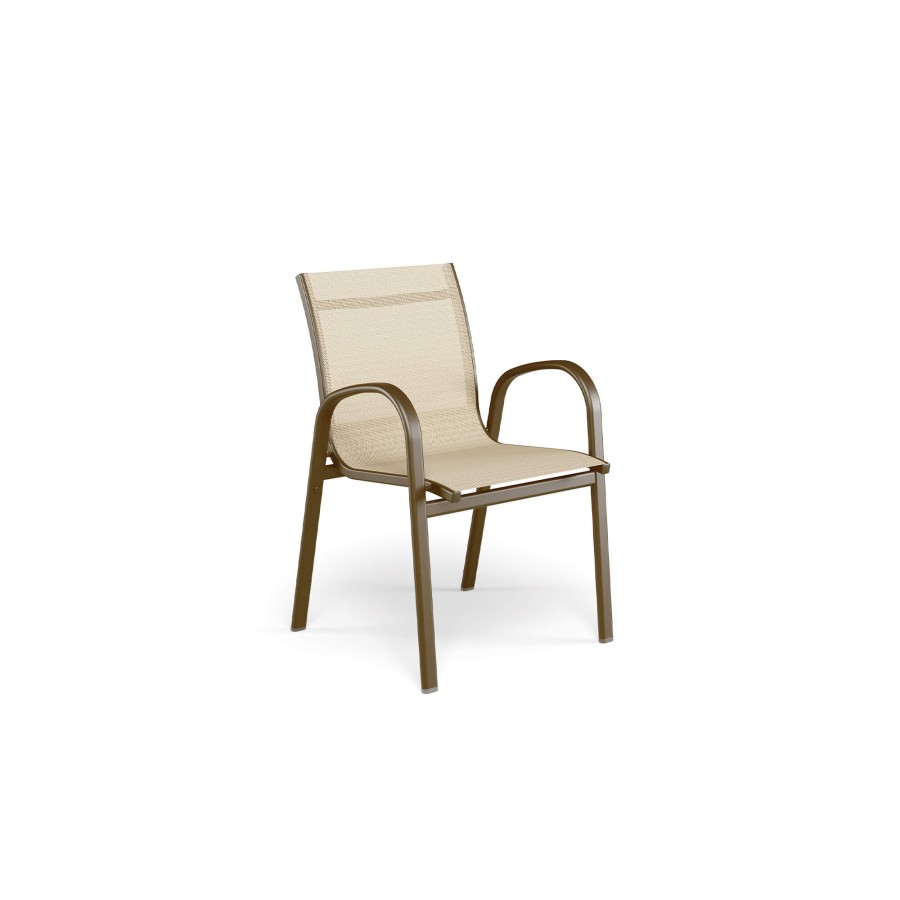 Chaises ÉMEU | Fauteuil De Jardin/Exterieur En Aluminium, Emu-Tex - Collection Holly