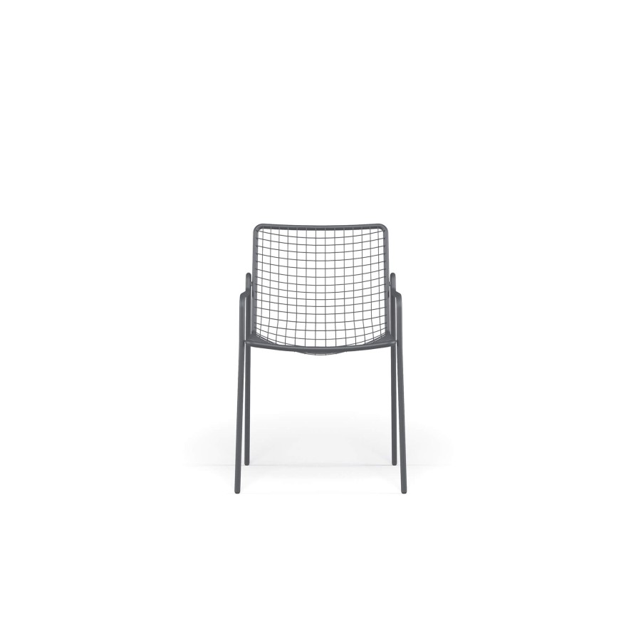 Chaises ÉMEU | Fauteuil De Jardin/Exterieur En Acier - Collection Rio R50