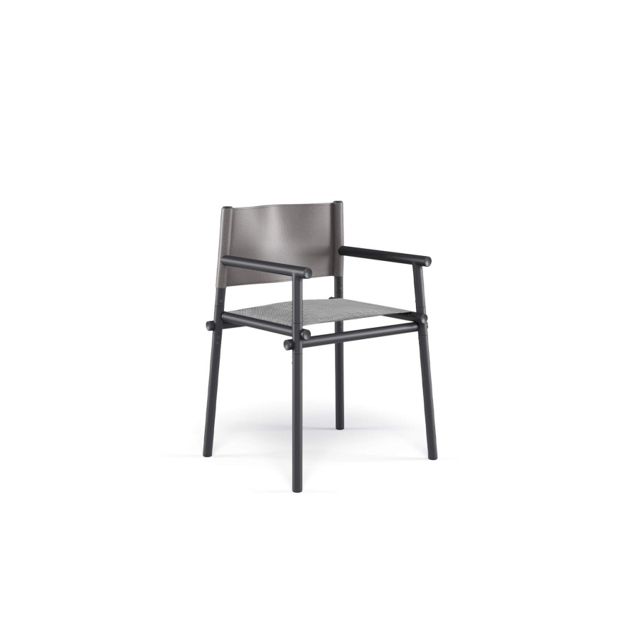 Chaises ÉMEU | Fauteuil De Jardin/Exterieur En Aluminium, Emu-Tex - Collection Terramare