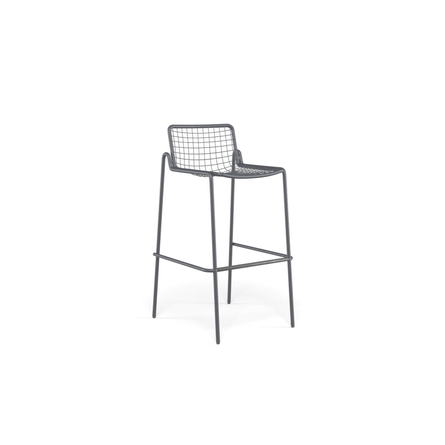 Selles ÉMEU | Tabouret De Bar De Jardin/Exterieur En Acier - Collection Rio R50