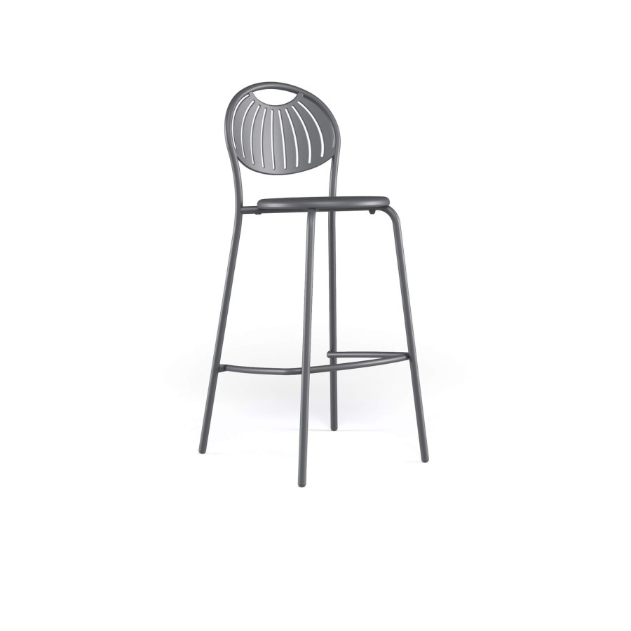 Selles ÉMEU | Tabouret De Bar De Jardin/Exterieur En Acier - Collection Coupole